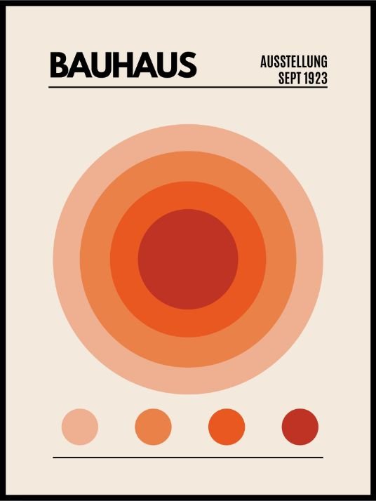 Bauhaus - Kunstplakat - Plakatbar.no