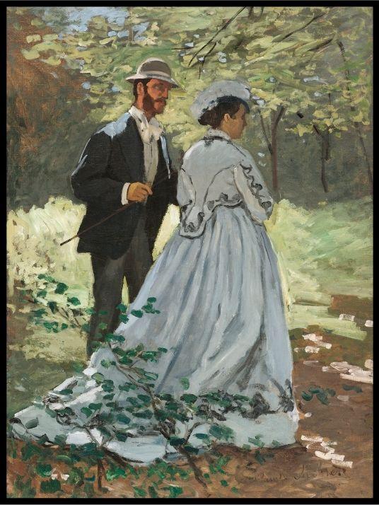 Bazille og Camille, Claude Monet - Plakat - Plakatbar.no