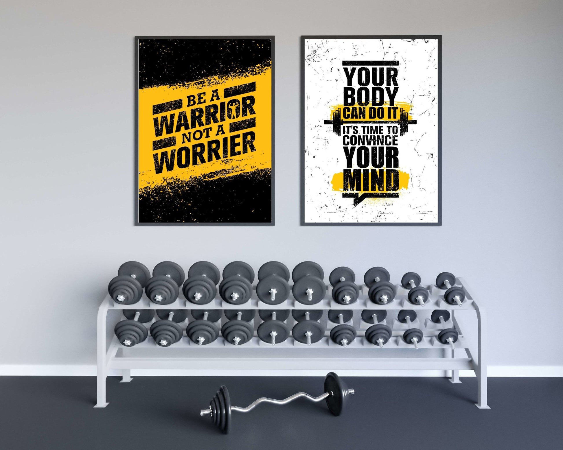 Be A Warrior - Gymplakat - Plakatbar.no
