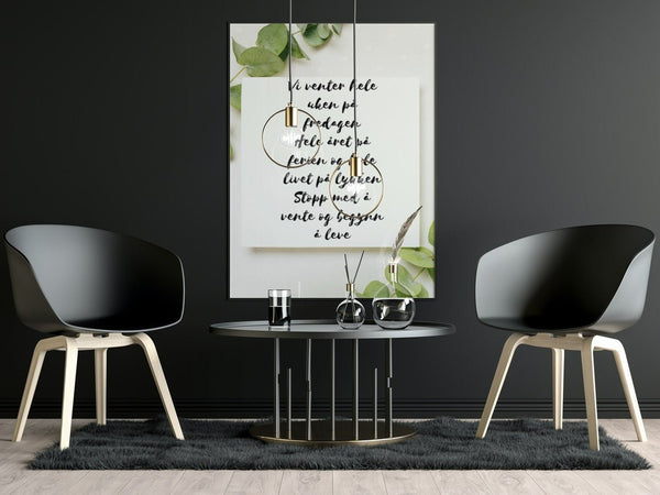 Begynn å leve - Plakatbar.no