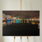 Bergen - Tatt fra bryggen om kveld - Plakatbar.no