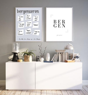 Bergenseren - dialektplakat til bergensere - Plakatbar.no