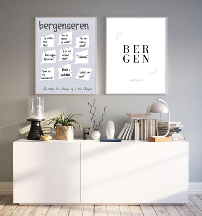 Bergenseren - dialektplakat til bergensere - Plakatbar.no