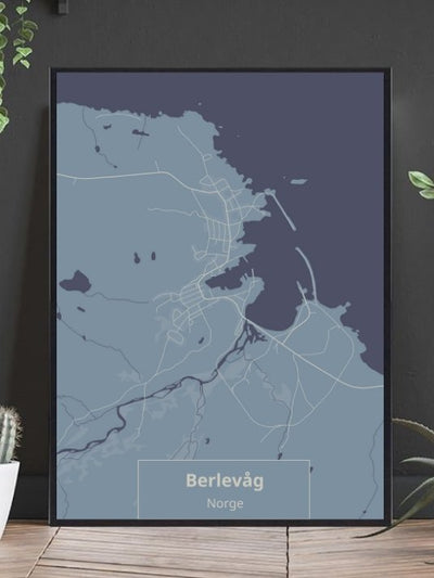 Berlevåg - Stedsplakat - Plakatbar.no
