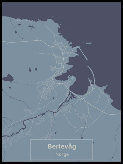 Berlevåg - Stedsplakat - Plakatbar.no