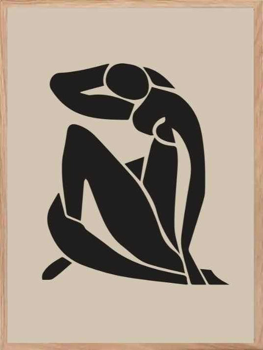 Black and Cream Henri Matisse 02 - Plakatbar.no