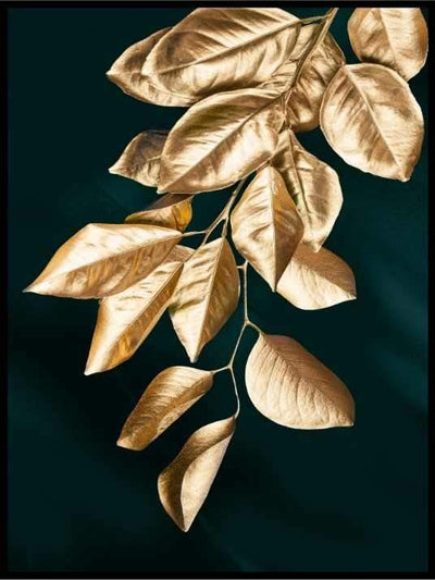 Black Gold - Golden plants sett - 3 motiver - Plakatbar.no