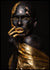 Black gold woman poster - Plakatbar.no