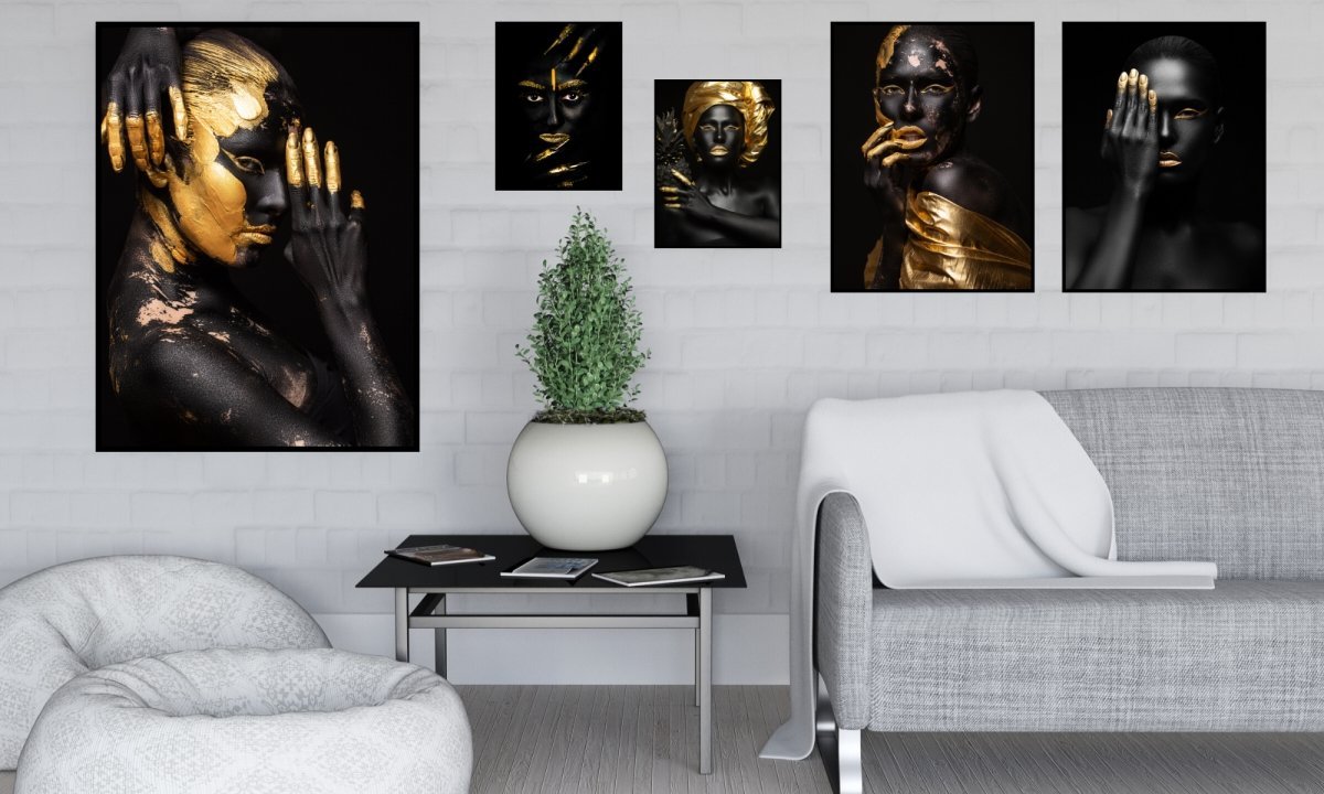 Black goldfinger poster - Plakatbar.no