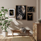 Guld blade plante tropisk - Plakat