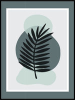 Blad med farget bakgrunn - Plakatbar.no