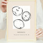 Botanical Art Fruit Poster - Plakatbar.no