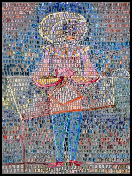 Boy in fancy dress, Paul Klee - Poster - Plakatbar.no