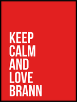 Brann - Keep Calm and Love Brann plakat - Plakatbar.no