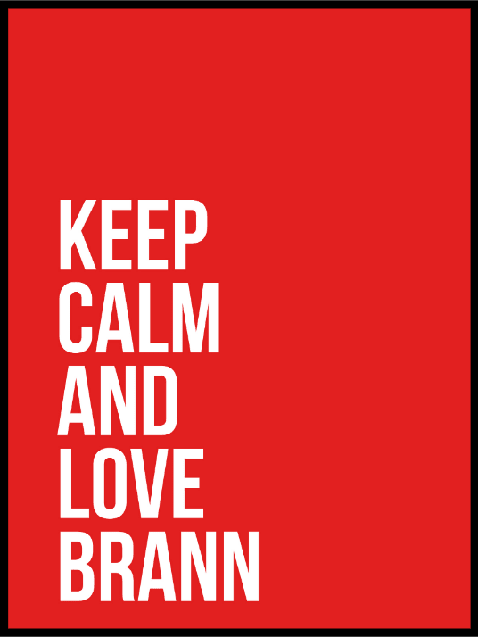 Brann - Keep Calm and Love Brann plakat - Plakatbar.no