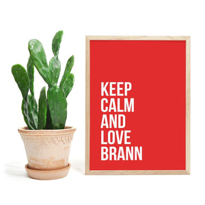 Brann - Keep Calm and Love Brann plakat - Plakatbar.no