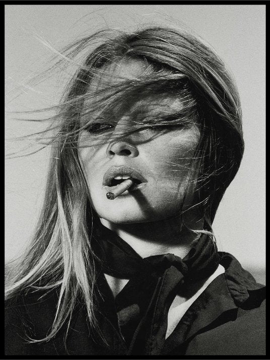 Brigitte Bardot Tuxedo Poster