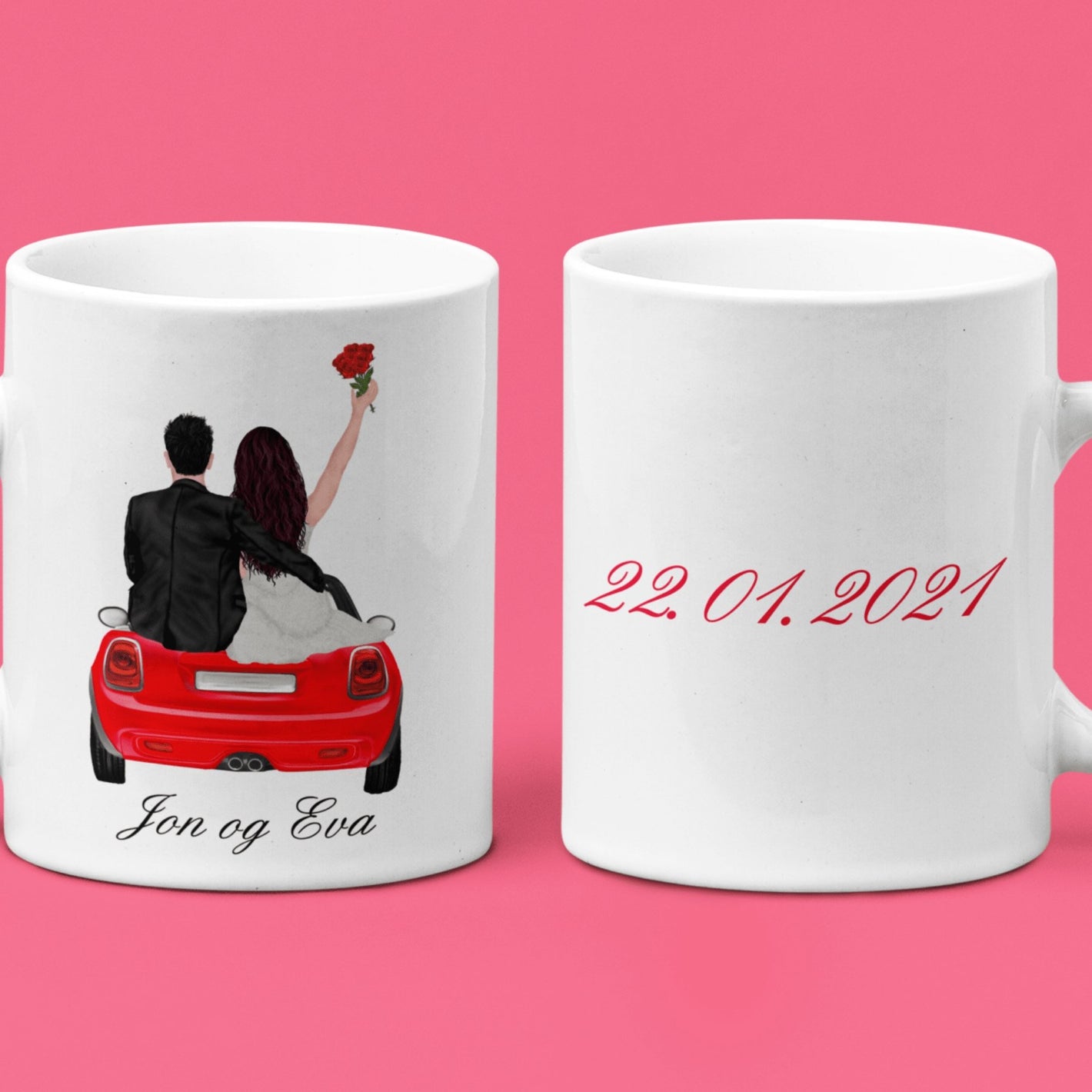 Brudekoppen - velg navn og look - Plakatbar.no