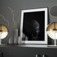 Buddha Statue - Black & White Poster - Plakatbar.no