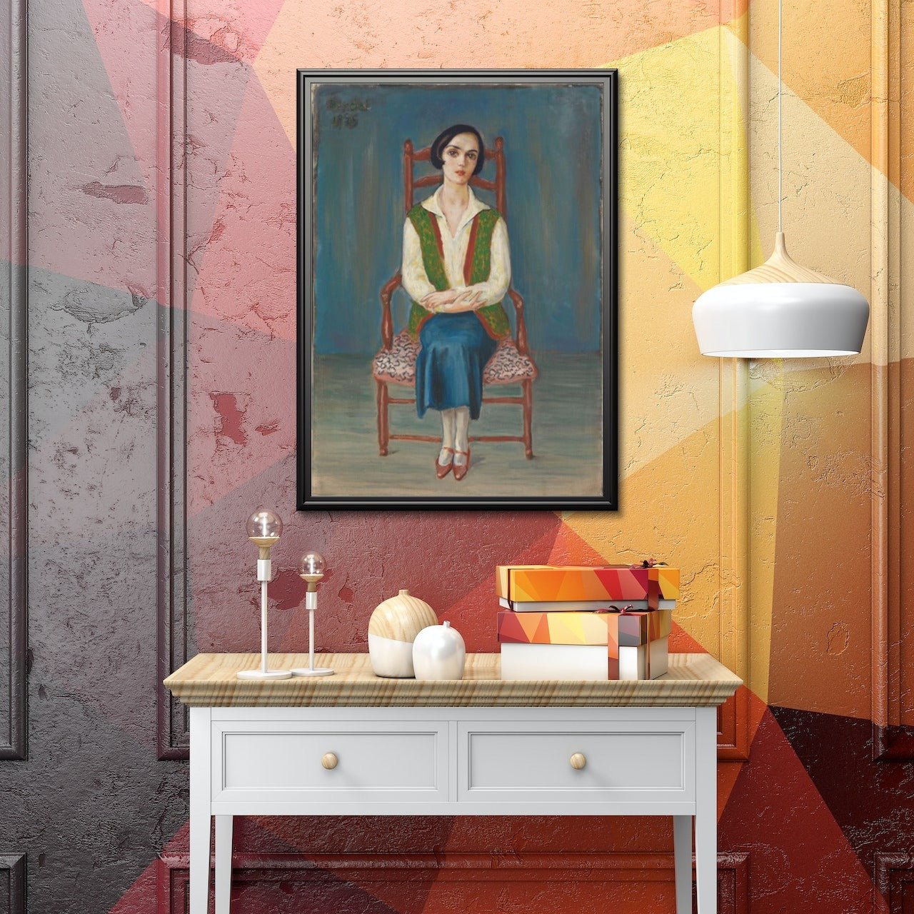 Bulgarsk kvinne - Nils Dardel - plakat eller lerret - Plakatbar.no