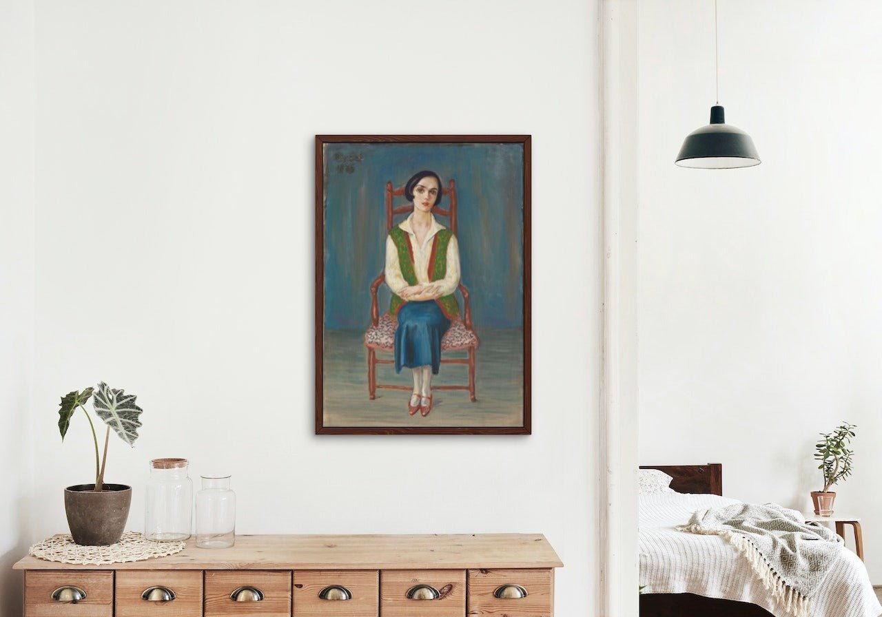 Bulgarsk kvinne - Nils Dardel - plakat eller lerret - Plakatbar.no