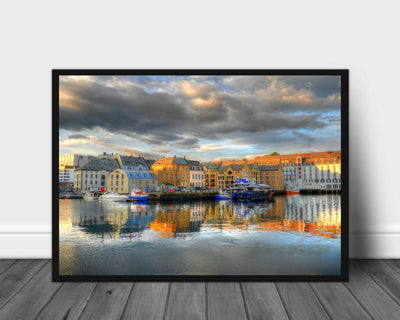 Bybilde Ålesund - Plakat - Plakatbar.no