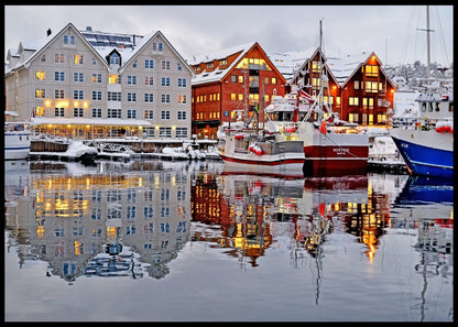 Bybilde fra Tromsø- Plakat - Plakatbar.no