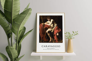 Caravaggio Poster - John in the Wilderness - Plakatbar.no