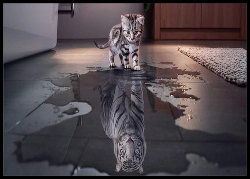 Cat Becomes Tiger Poster - Plakatbar.no