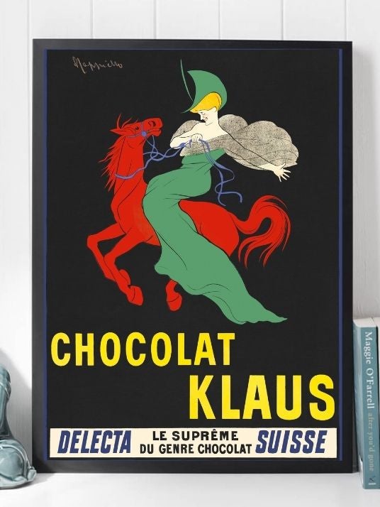 Chocolat Klaus, Leonetto Cappiello- Plakat