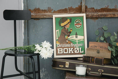 Christiania Bryggeris Bok-Øl - plakat og lerret - Plakatbar.no