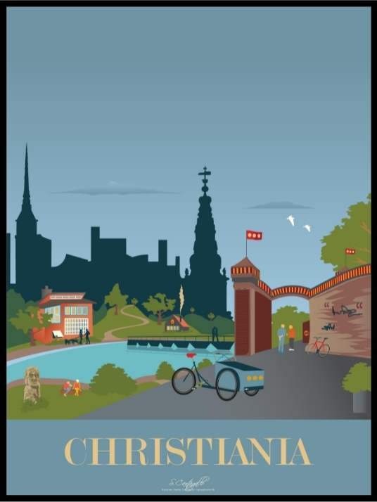 Christiania - Plakat - Plakatbar.no