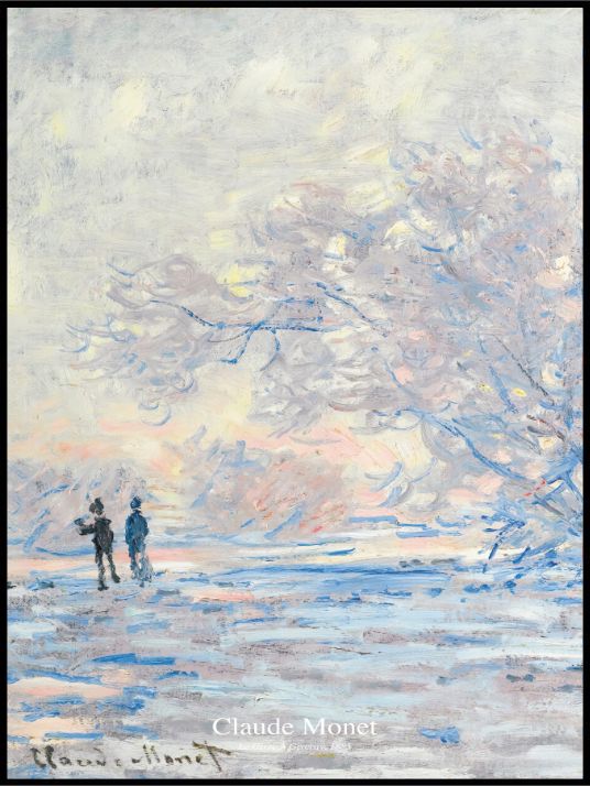 Claude Monet - Le Givre A Giverny 01 - Poster or canvas