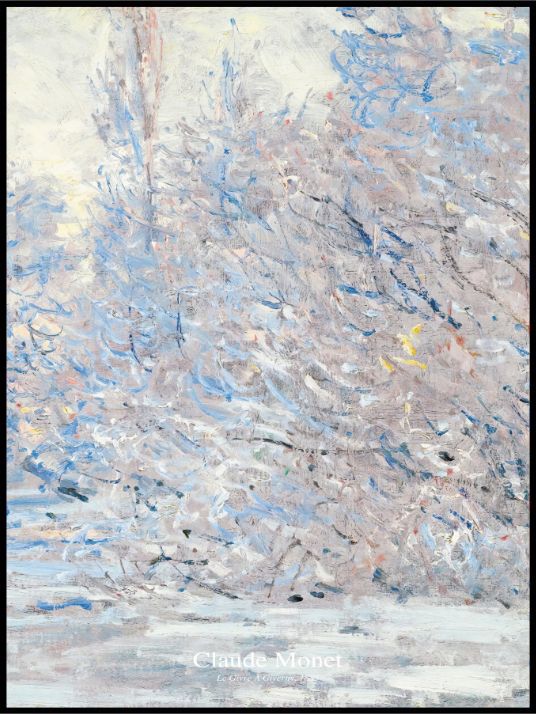 Claude Monet - Le Givre A Giverny 02 - Poster or canvas