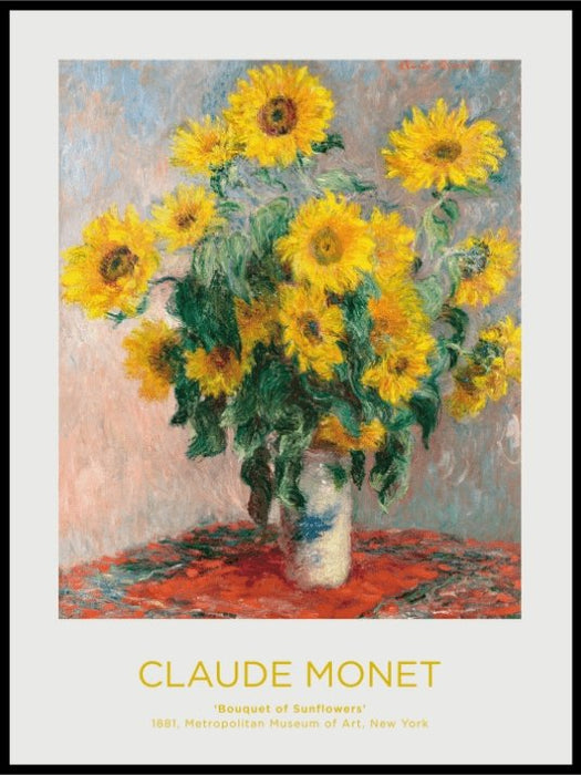 Claude Monet Poster - Flower Garden - Plakatbar.no