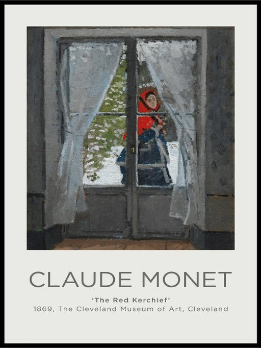 Claude Monet - The Red Kerchief Poster - Plakatbar.no