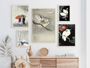 Cockatoo and Pomegranate, Ohara Koson- Plakat - Plakatbar.no