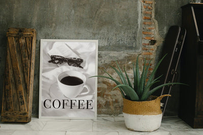 Coffee in bed - poster - Plakatbar.no