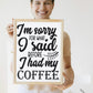 Coffee - Typografisk plakat til kjøkken 03 - Plakatbar.no