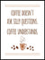 Coffee - Typografisk plakat til kjøkken 04 - Plakatbar.no