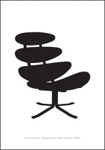 Corona Stol. Design Poul Volther (1961) poster - Plakatbar.no