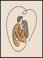 Couple kisses - Plakatbar.no