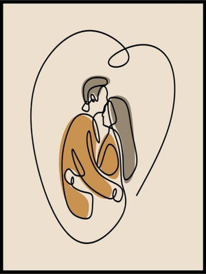 Couple kisses - Plakatbar.no