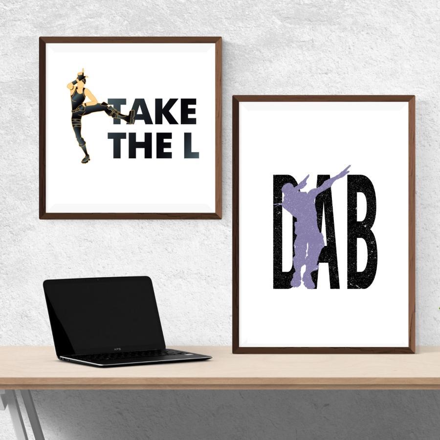 DAB Fortnite Poster - Plakatbar.no