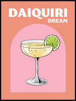 Daiquiri Dream - Retro Cocktail Plakat - Plakatbar.no