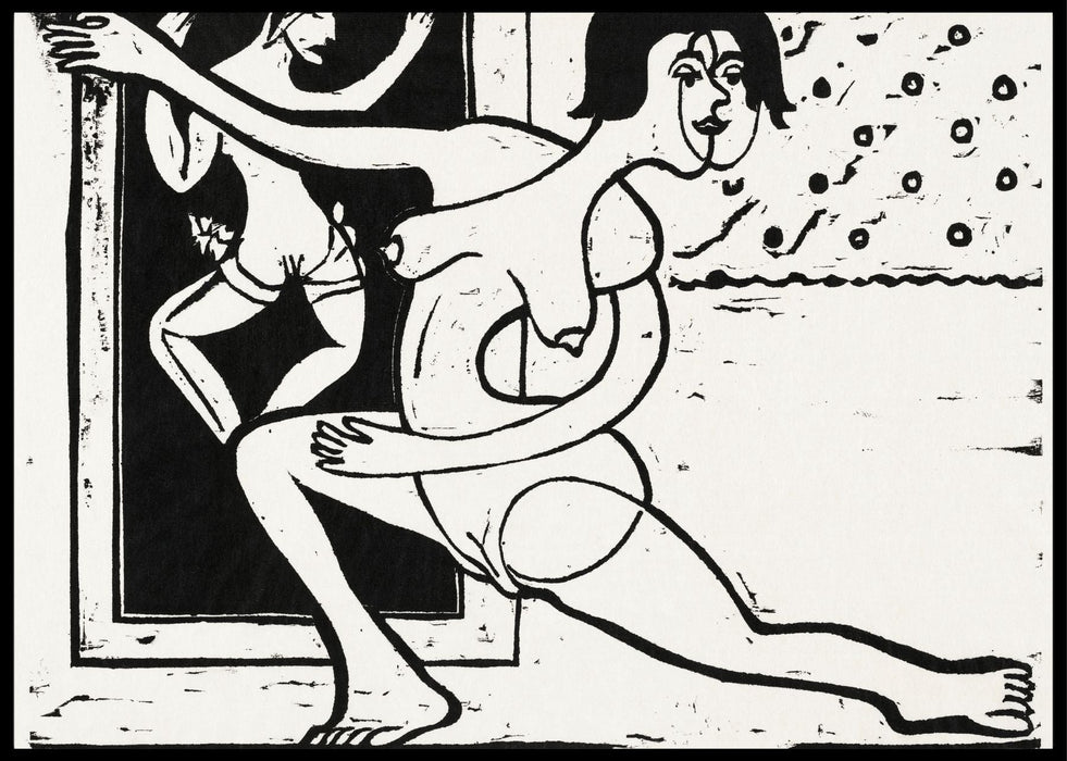 Dancer Practising, Ernst Ludwig Kirchner - Plakat - Plakatbar.no