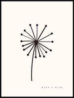 Dandelion Make A Wish - Kunstplakat - Plakatbar.no