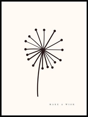 Dandelion Make A Wish - Kunstplakat - Plakatbar.no