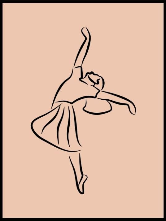 Dansende ballerina - 02