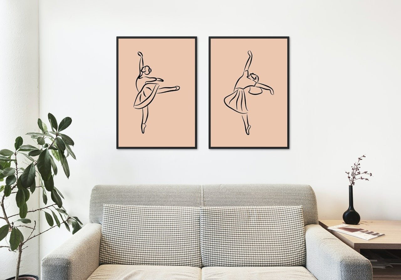 Dansende ballerina - 02 - Plakatbar.no